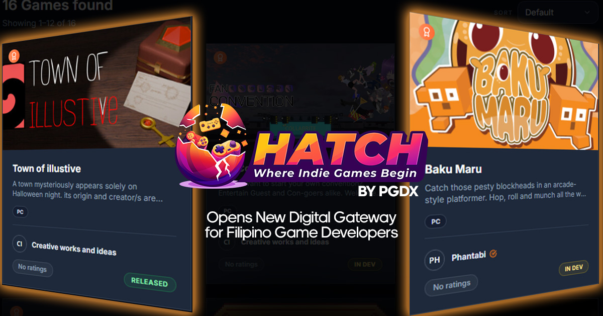 PGDX Launches HATCH for Filipino Game Developers